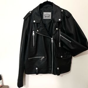 Levi's Women's Faux Leather Contemporary Asymmetrical Motorcycle Jacket